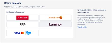 elektrum rēķina apmaksa